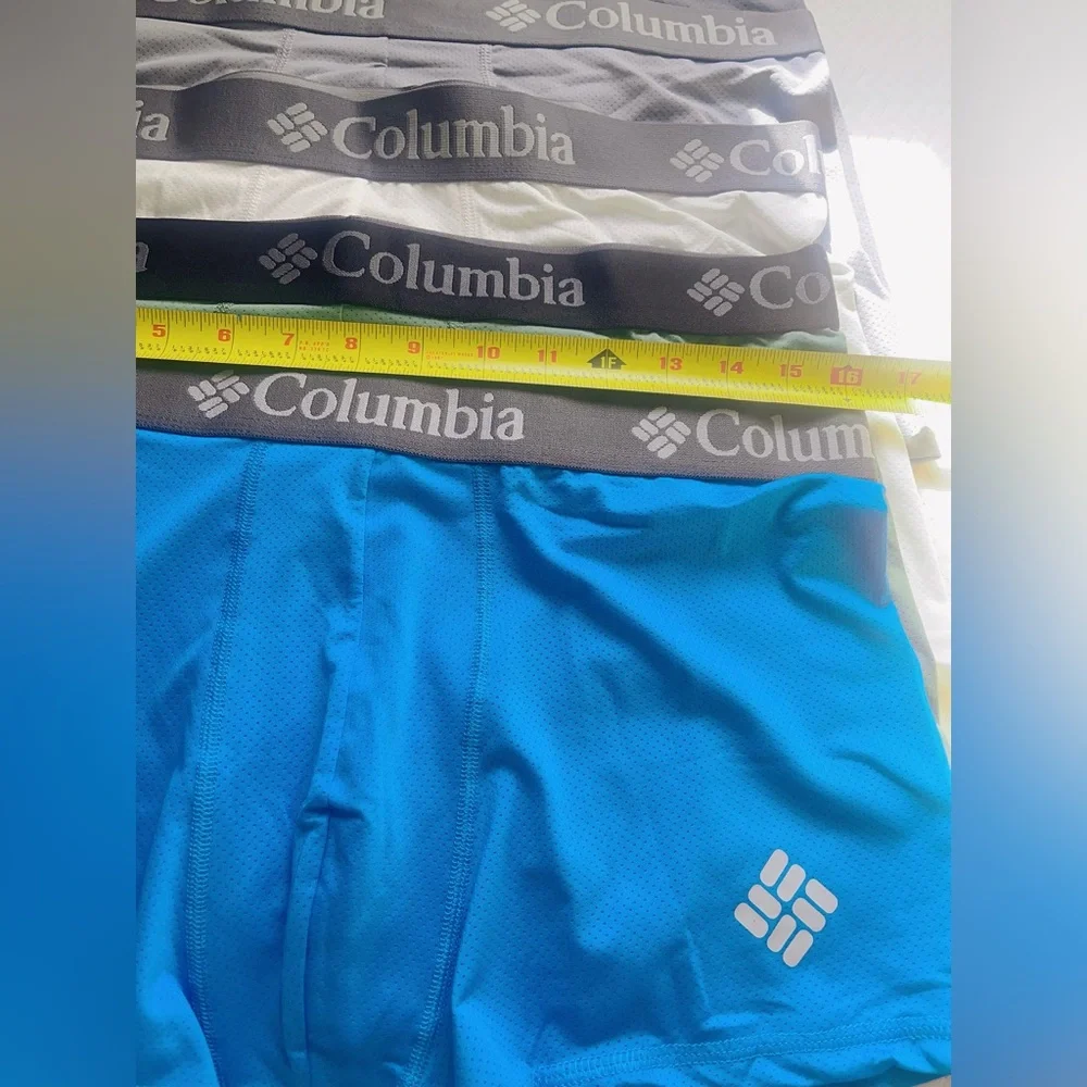Men Athletic Boxer Briefs Quick-Dry‎ Mesh Breathable Anti-Chafing Gym Running XL